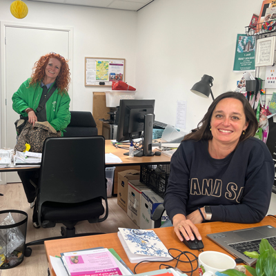 Tine Strous-Delaere en Linda